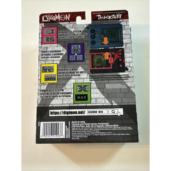 Bandai 2021 Digimon Digivice X Purple Orange English Version Virtual Pet New - Picture 2 of 2